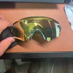 Oakley Matte charcoal Mens cycling glasses